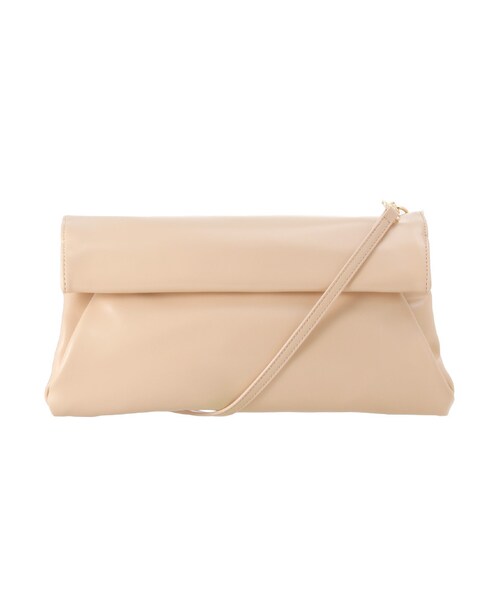 MURUA（ムルーア）の「【DRESS】プレーンBASICクラッチBAG（バッグ・レディース・ブラック/レッド/ベージュ・F）」の2枚目の写真