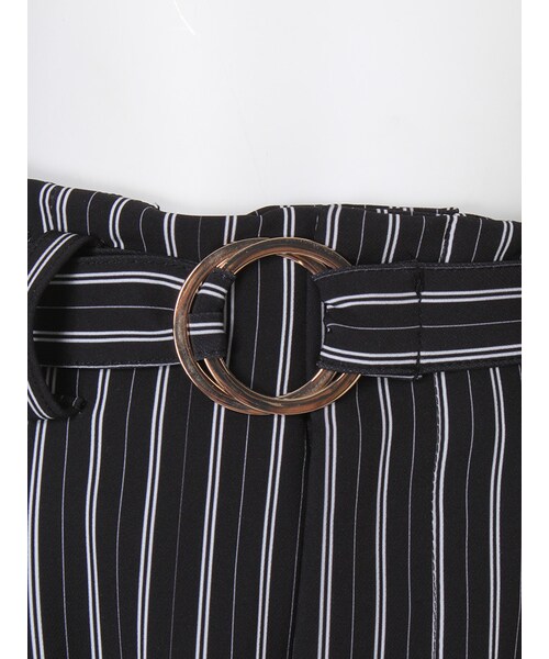 MURUA（ムルーア）の「【BASIC】ベルト付H/Wテーパードパンツ（パンツ・レディース・ブラック/グリーン/ミックス・S/M）」の11枚目の写真