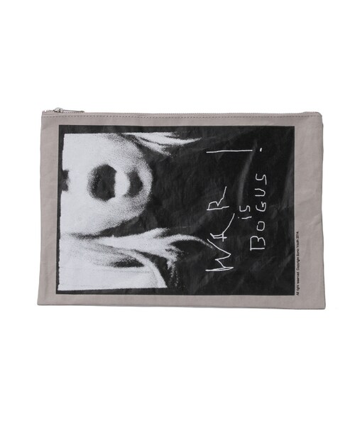 MURUA（ムルーア）の「【CASUAL】SONIC YOUTHコラボ ペーパークラッチBAG（バッグ・レディース・グレー・F）」の9枚目の写真