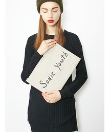 MURUA | 【CASUAL】SONIC YOUTHコラボ ペーパークラッチBAG(バッグ)