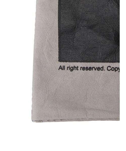 MURUA（ムルーア）の「【CASUAL】SONIC YOUTHコラボ ペーパークラッチBAG（バッグ・レディース・グレー・F）」の4枚目の写真