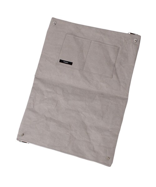 MURUA（ムルーア）の「【CASUAL】SONIC YOUTHコラボ ペーパークラッチBAG（バッグ・レディース・グレー・F）」の6枚目の写真