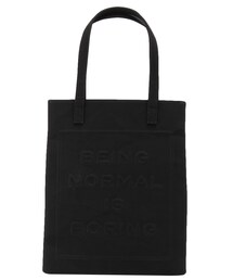 MURUA | 【CASUAL】フェイクレザーロゴトートBAG(バッグ)