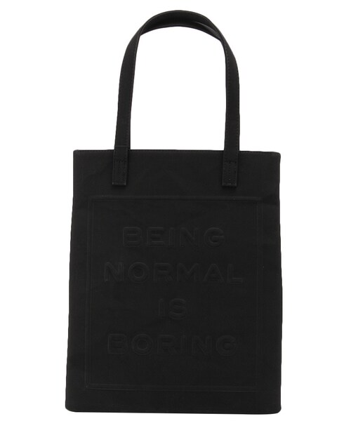 MURUA（ムルーア）の「【CASUAL】フェイクレザーロゴトートBAG（バッグ・レディース・ホワイト/ブラック/グリーン・F）」の2枚目の写真