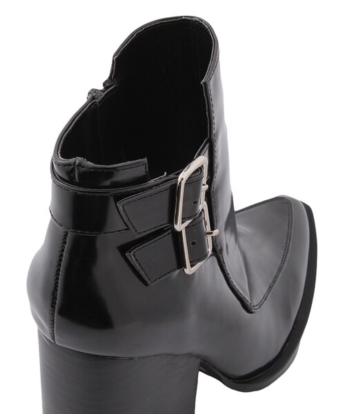 MURUA（ムルーア）の「【CASUAL】ワイドポインテッドブーツ（シューズ・レディース・ブラック/ボルドー・35/36/37）」の17枚目の写真