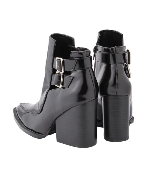 MURUA（ムルーア）の「【CASUAL】ワイドポインテッドブーツ（シューズ・レディース・ブラック/ボルドー・35/36/37）」の14枚目の写真