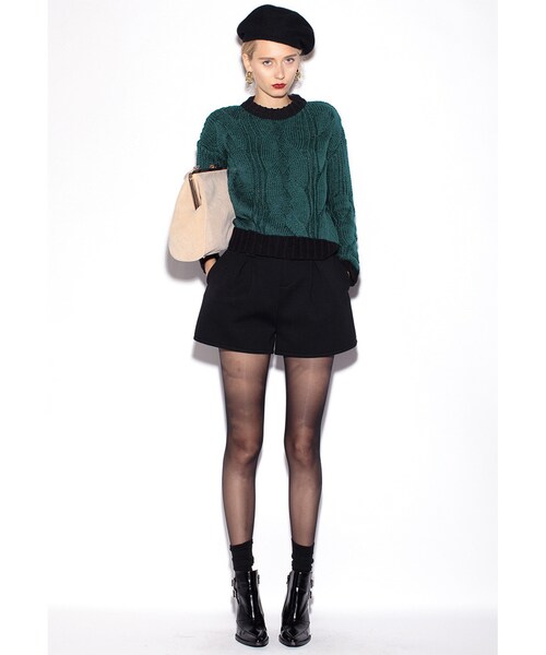 MURUA（ムルーア）の「【CASUAL】ワイドポインテッドブーツ（シューズ・レディース・ブラック/ボルドー・35/36/37）」の8枚目の写真