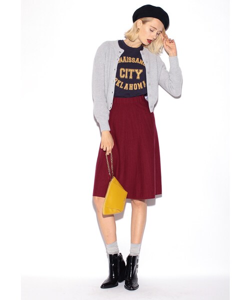 MURUA（ムルーア）の「【CASUAL】ワイドポインテッドブーツ（シューズ・レディース・ブラック/ボルドー・35/36/37）」の6枚目の写真