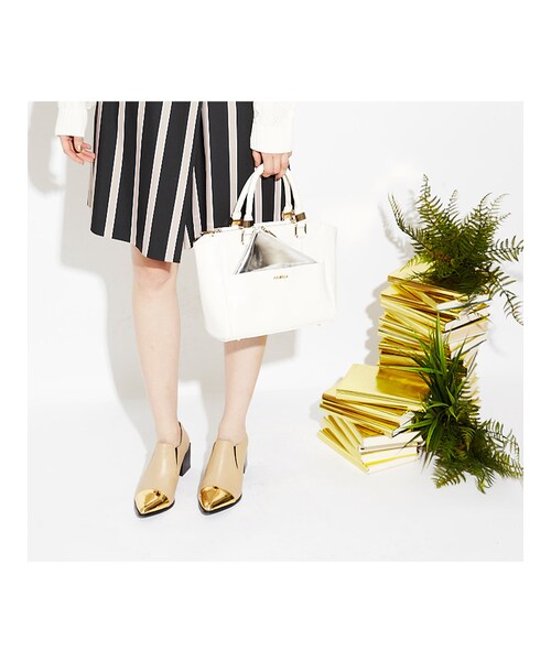 MURUA（ムルーア）の「【CASUAL】メタルミドルブーツ（シューズ・レディース・ブラック/ベージュ/ゴールド・35/36/37）」の7枚目の写真