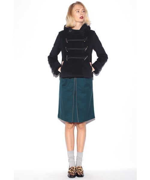 MURUA（ムルーア）の「【FEMININE】メタルスクエアローファー（シューズ・レディース・ブラック/ボルドー/ミックス・35/36/37）」の9枚目の写真