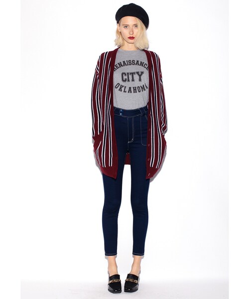 MURUA（ムルーア）の「【FEMININE】メタルスクエアローファー（シューズ・レディース・ブラック/ボルドー/ミックス・35/36/37）」の10枚目の写真