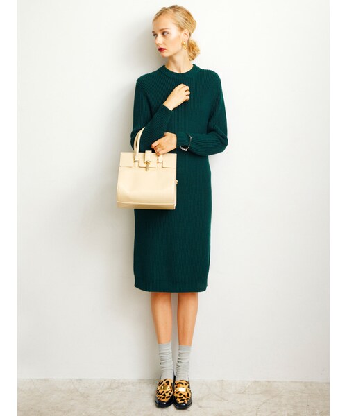 MURUA（ムルーア）の「【FEMININE】メタルスクエアローファー（シューズ・レディース・ブラック/ボルドー/ミックス・35/36/37）」の6枚目の写真