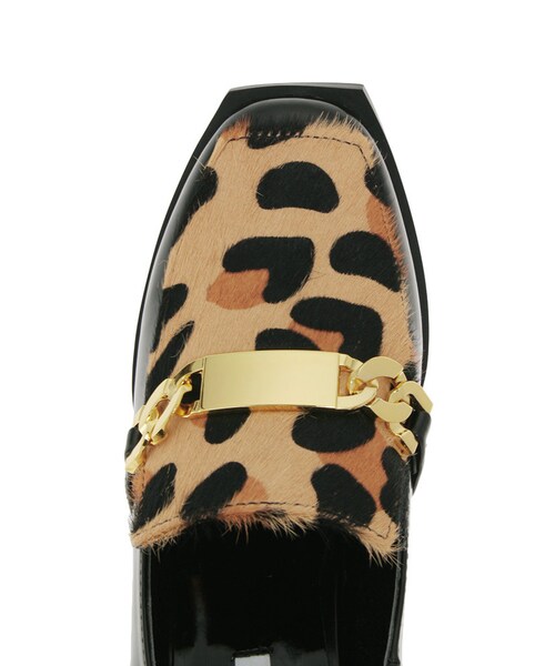 MURUA（ムルーア）の「【FEMININE】メタルスクエアローファー（シューズ・レディース・ブラック/ボルドー/ミックス・35/36/37）」の18枚目の写真