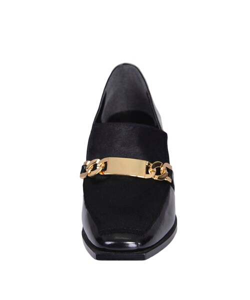 MURUA（ムルーア）の「【FEMININE】メタルスクエアローファー（シューズ・レディース・ブラック/ボルドー/ミックス・35/36/37）」の16枚目の写真