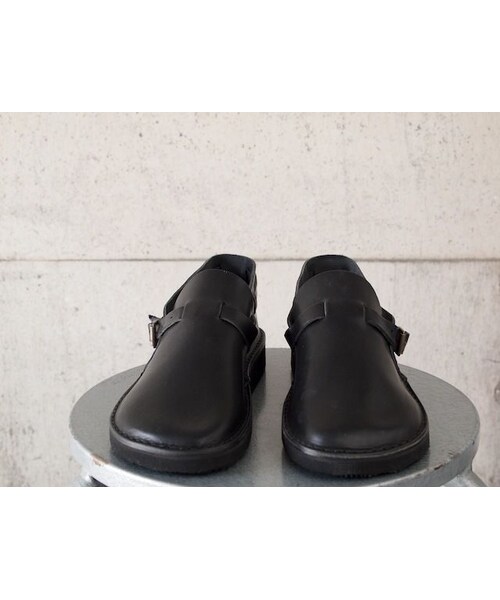 Fracap（フラカップ）の「Fracap〈フラカップ〉 LEATHER SHOES・スリッポン (R005) BLACK（サンダル・メンズ・その他）」の10枚目の写真