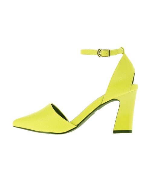 MURUA（ムルーア）の「【FEMININE】カバーベルトパンプス（シューズ・レディース・ホワイト/ブラック/イエロー/ゴールド）」の3枚目の写真