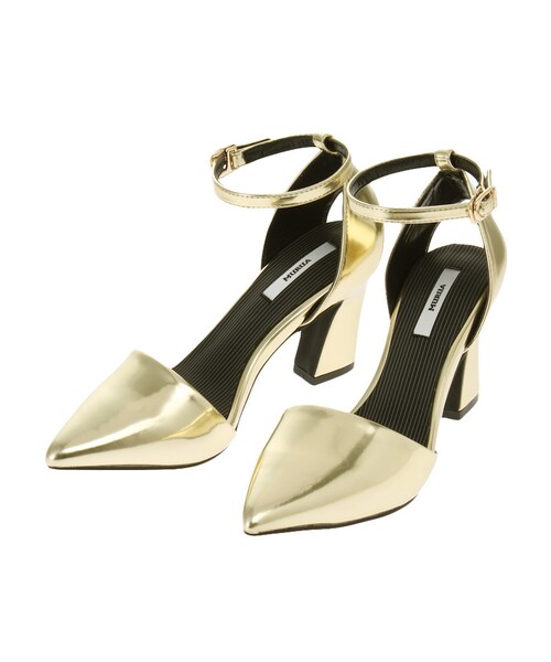 MURUA（ムルーア）の「【FEMININE】カバーベルトパンプス（シューズ・レディース・ホワイト/ブラック/イエロー/ゴールド）」の11枚目の写真