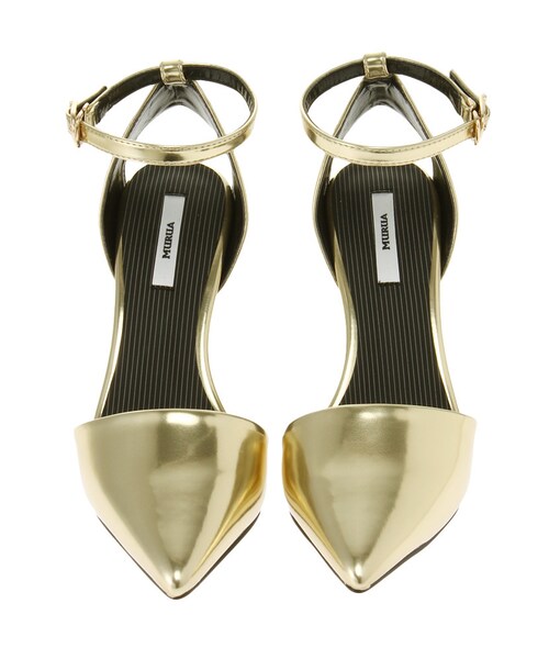 MURUA（ムルーア）の「【FEMININE】カバーベルトパンプス（シューズ・レディース・ホワイト/ブラック/イエロー/ゴールド）」の13枚目の写真