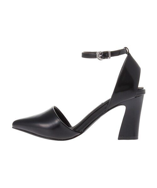 MURUA（ムルーア）の「【FEMININE】カバーベルトパンプス（シューズ・レディース・ホワイト/ブラック/イエロー/ゴールド）」の2枚目の写真