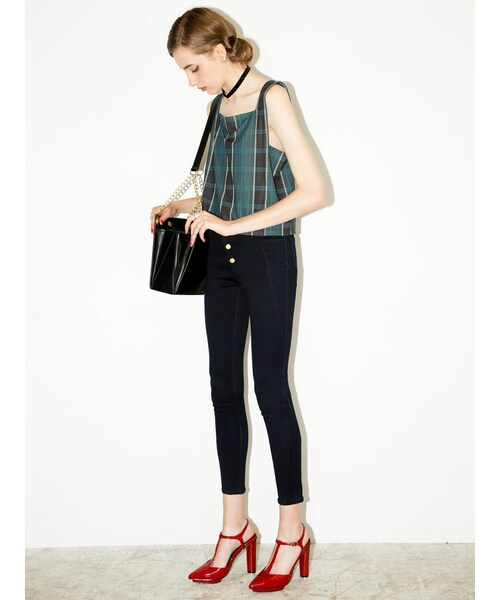 MURUA（ムルーア）の「【CASUAL】Tストラップレディパンプス（シューズ・レディース・ブラック/レッド/グリーン/ベージュ/ミックス・35/36/37）」の9枚目の写真