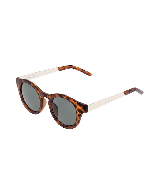 MURUA（ムルーア）の「【CASUAL】サークルサングラス（ファッション雑貨・レディース・ブラック/ベージュ・F）」の5枚目の写真