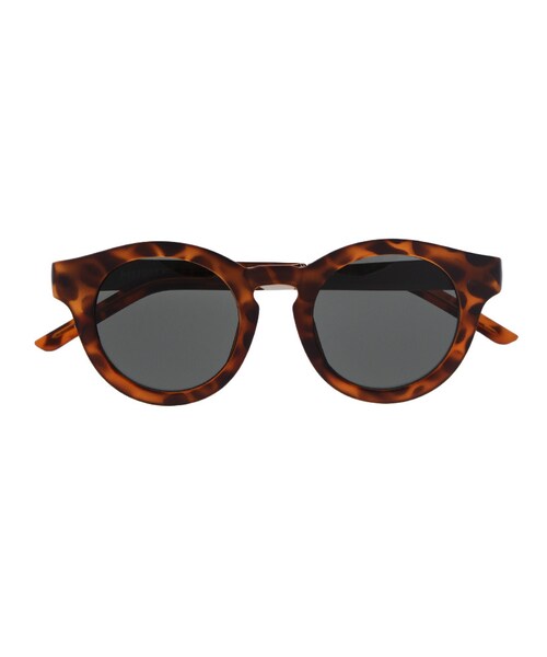 MURUA（ムルーア）の「【CASUAL】サークルサングラス（ファッション雑貨・レディース・ブラック/ベージュ・F）」の2枚目の写真