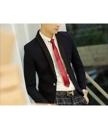 STORES.jp | カジュアルスーツジャケット★オンオフ対応★2色★切替デザイン★【送料無料】(スタジャン)