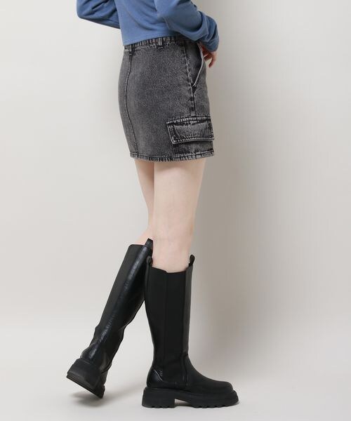 ALAND(エーランド)の「3.3 Field Trip/デニムカーゴミニスカート(スカート・レディース・ブラック(19)/カーキ(78)・M/L)」の9枚目の写真