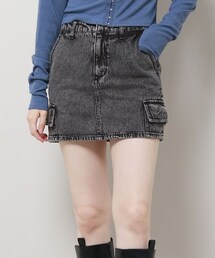 ALAND | 3.3 Field Trip／デニムカーゴミニスカート(スカート)