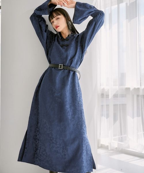 HARE ハレ ジャガードチャイナワンピース ⠀ 【NEW ARRIVAL】 __ ⁡ ジャガードチャイナレイヤード