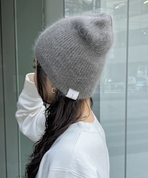 CAPRICIEUX LE'MAGE | アンゴラビーニー(ニットキャップ/ビーニー)