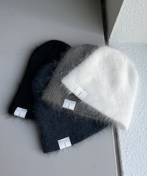 CAPRICIEUX LE'MAGE | アンゴラビーニー(ニットキャップ/ビーニー)