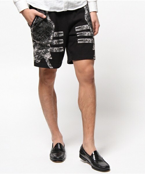 MARCELO BURLON(マルセロ・バーロン)の「MARCELO BURLON 『ROBOT CAMU』 SHORTS(その他パンツ・メンズ・ブラック・SMALL/MEDIUM)」の10枚目の写真