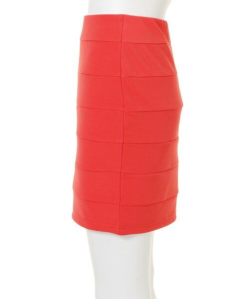 RESEXXY（リゼクシー）の「Springシャイニータックタイトスカート​（スカート・レディース・ホワイト/ブラック/オレンジ/ブルー・F）」の7枚目の写真