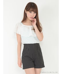 TITTY&CO. | ハイウエストツイルショーパン(パンツ)