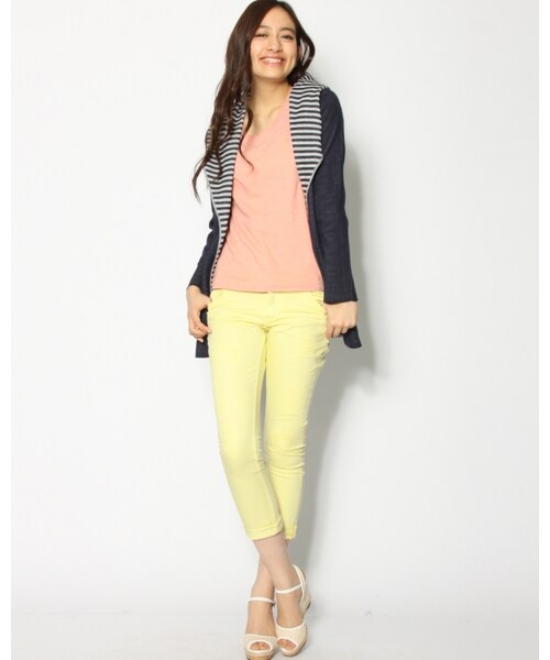 VICKY（ビッキー）の「カラーBOYSリペアパンツ（パンツ・レディース・ピンク/イエロー/グリーン・SS/S/M）」の12枚目の写真