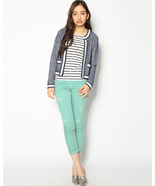 VICKY（ビッキー）の「カラーBOYSリペアパンツ（パンツ・レディース・ピンク/イエロー/グリーン・SS/S/M）」の10枚目の写真