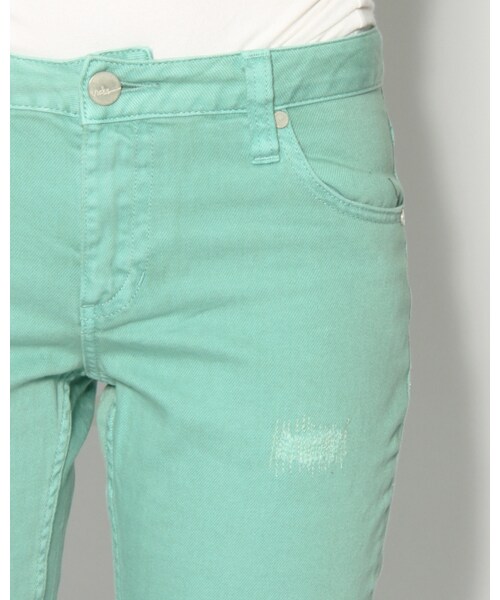 VICKY（ビッキー）の「カラーBOYSリペアパンツ（パンツ・レディース・ピンク/イエロー/グリーン・SS/S/M）」の6枚目の写真