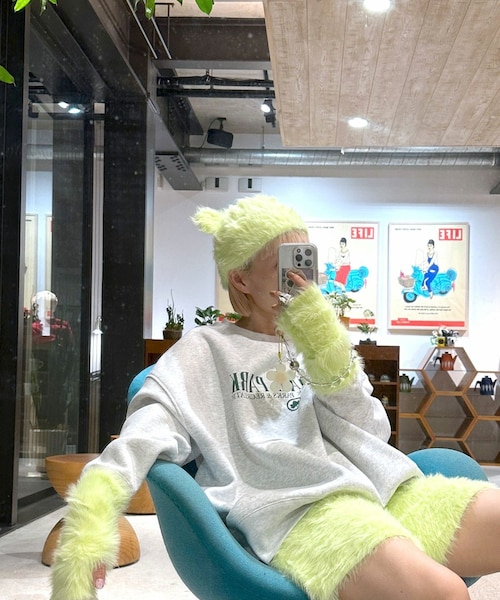 アニュアンス　ノベルティ　ニット帽　アームウォーマー アニュアンス ノベルティ ニット帽 アームウォーマー anuans