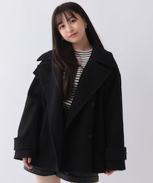 repipi armario（レピピ アルマリオ）の「☆WEB先行予約☆スタンドカラーポンチョコート（ファッション雑貨・レディース）」