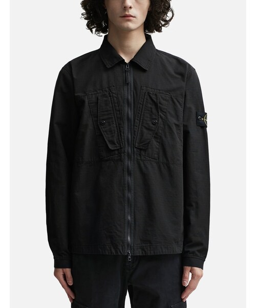 STONE ISLAND（ストーンアイランド）の「11112 Ripstop Overshirt（その他・メンズ・Black・S/M/L/XL/XXL）」の1枚目の写真