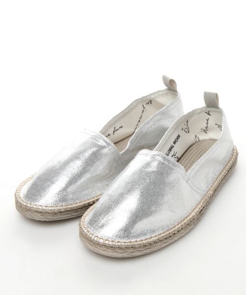 GLOBAL WORK(グローバルワーク)の「エスパドリーユWomen(シューズ・レディース・トロピカル01/オフ05/シルバー18/レッド35/ゴールド60/ボーダー88・M/L)」の5枚目の写真