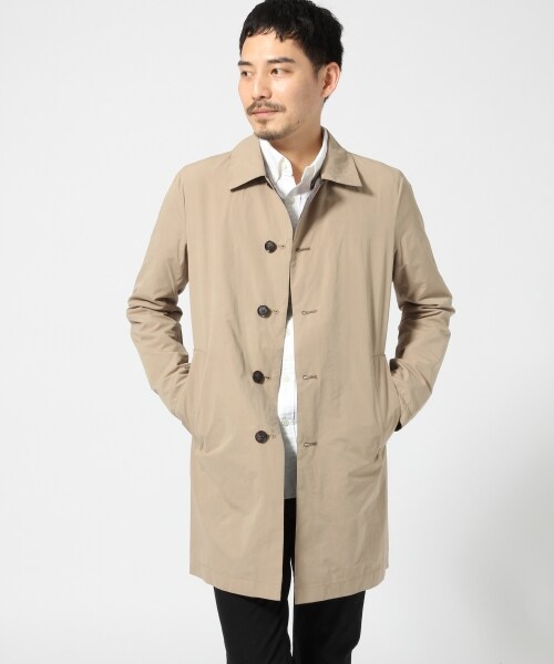 GLOBAL WORK（グローバルワーク）の「リバーシブルステンカラーコート（ジャケット/アウター・メンズ・ブラック09/ベージュ52/ネイビー88・Ｍ/Ｌ）」の2枚目の写真