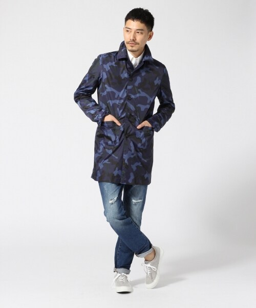 GLOBAL WORK（グローバルワーク）の「リバーシブルステンカラーコート（ジャケット/アウター・メンズ・ブラック09/ベージュ52/ネイビー88・Ｍ/Ｌ）」の8枚目の写真