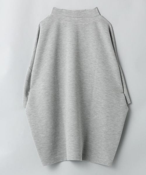 JEANASIS（ジーナシス）の「リップルハイネックZIPプルオーバー（トップス・レディース・オフホワイト/ブラック/グレー・FREE）」の4枚目の写真