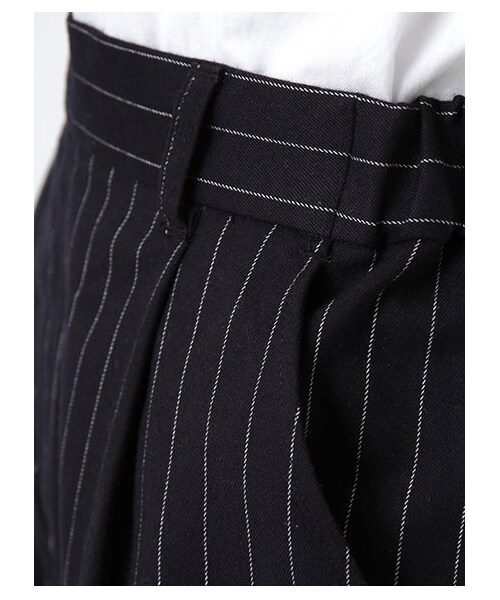 earth music&ecology(アースミュージックアンドエコロジー)の「【Special Price】ワイドパンツ(パンツ・レディース・ブラック/ネイビー・S/M)」の6枚目の写真