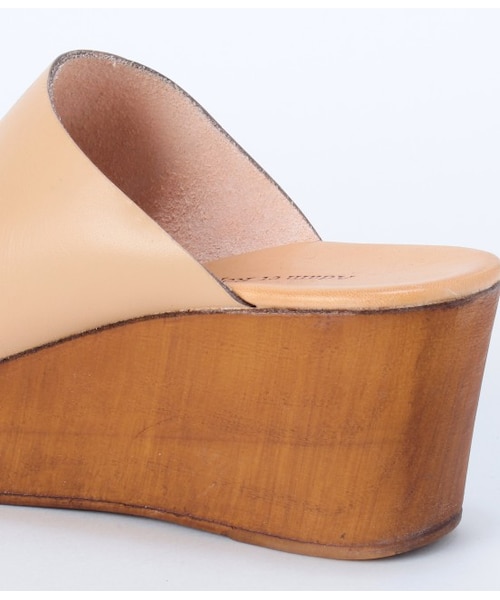 ADAM ET ROPE'（アダムエロペ）の「【先行予約】プラットフォームミュールサンダル 15SS【春の新作】（サンダル・レディース・ブラック/オフホワイト/ベージュ・35.0/36.0/37.0/38.0）」の8枚目の写真