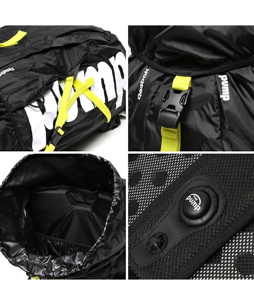 Reebok（リーボック）の「Reebok CL PUMP IT UP BACKPACK　BLACK/WHITE（BACK PACK・メンズ・other・FREE）」の3枚目の写真