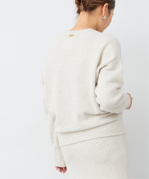 Deuxieme Classe BLENDFOX BOUCLE プルオーバー BLENDFOX BOUCLE クルーネックプルオーバー（ニット/セーター