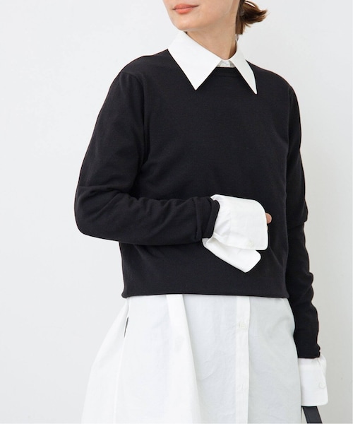 土日限定　Stretch Woolクルーネックプルオーバー Deuxieme Classe（ドゥーズィエムクラス）の「*Stretch Wool クルー